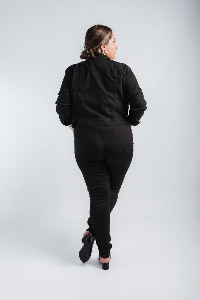 Calça reta Super Confort  Preta - #3
