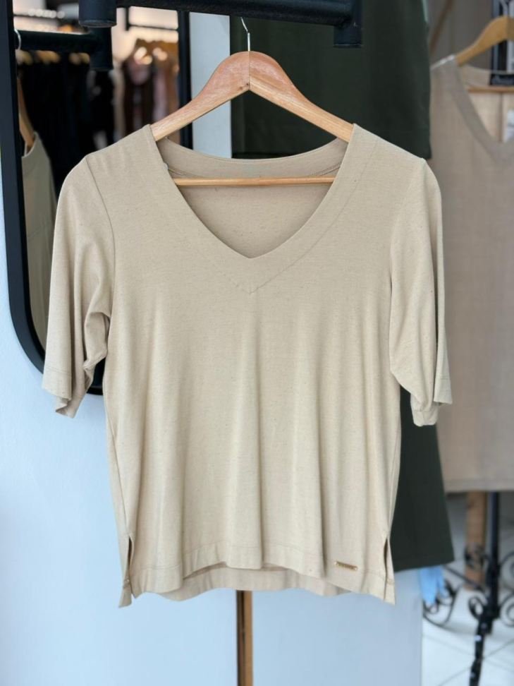Blusa Xuca, decote V - #2