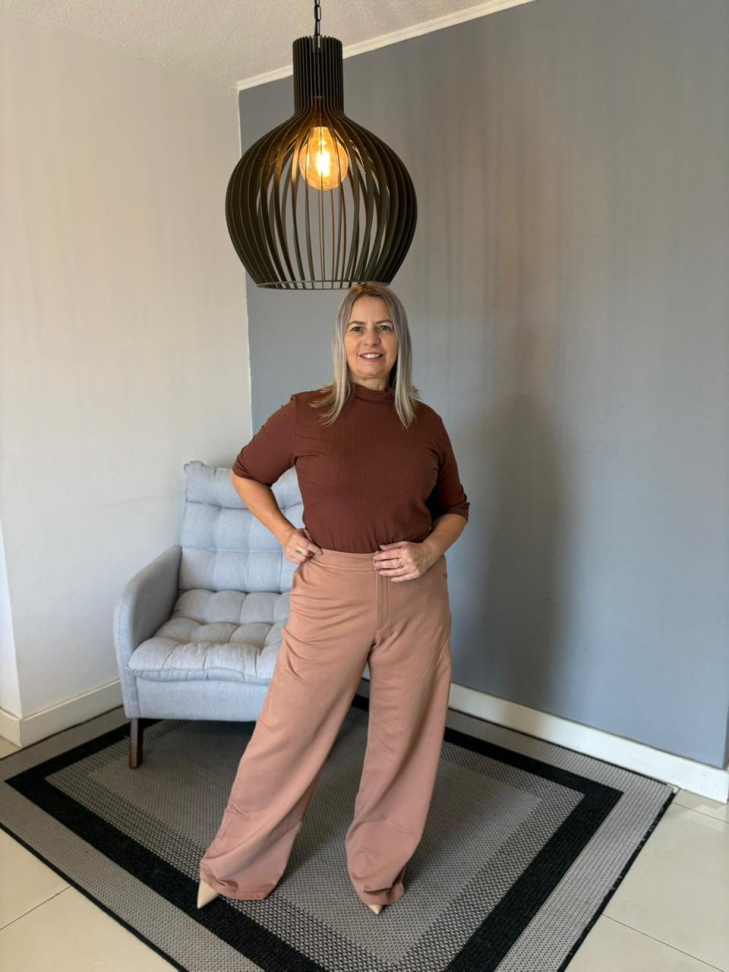 Blusa Canelada gola rolê - #5