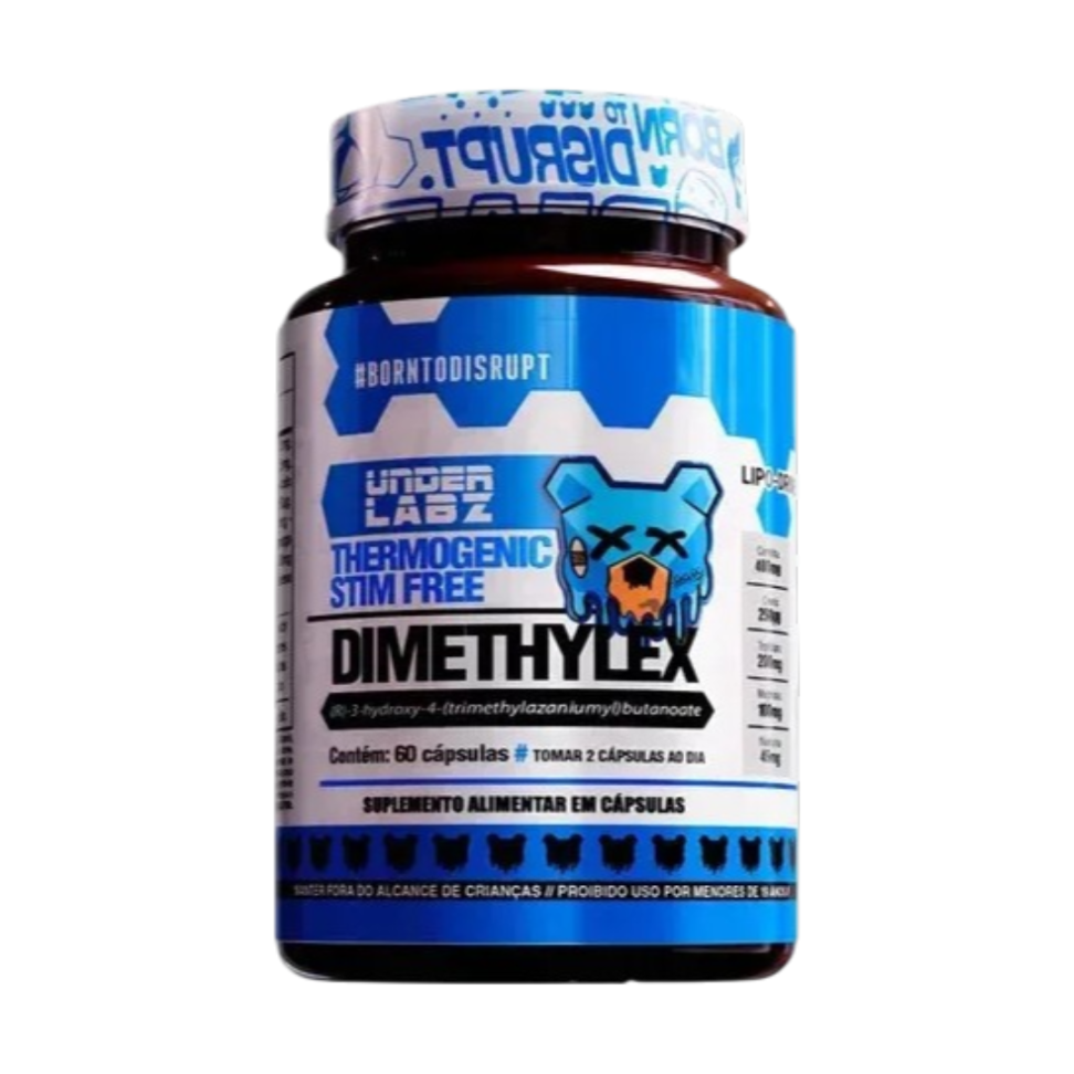 Dimethylex Stim Free 60 Caps Under Labz Sem Sabor