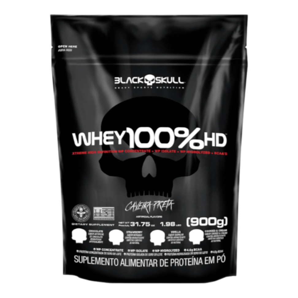 Whey 100% HD - Black Skull