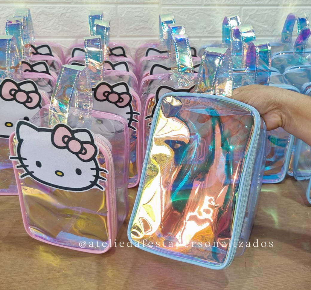 ★Bolsa de mão Luxo com tema aplicado 3D  - Tamanho 21x15x9 - #5