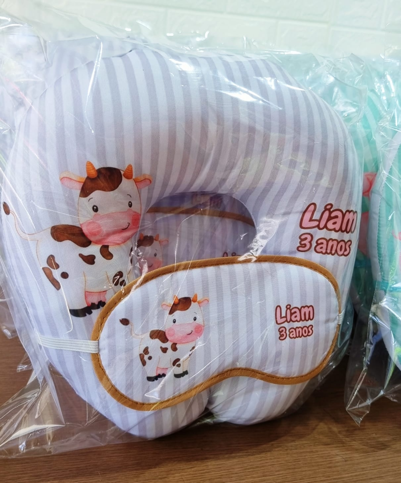 ★Kit soninho infantil - tamanho almofada 30x30 tapa olho 8x18 - #5