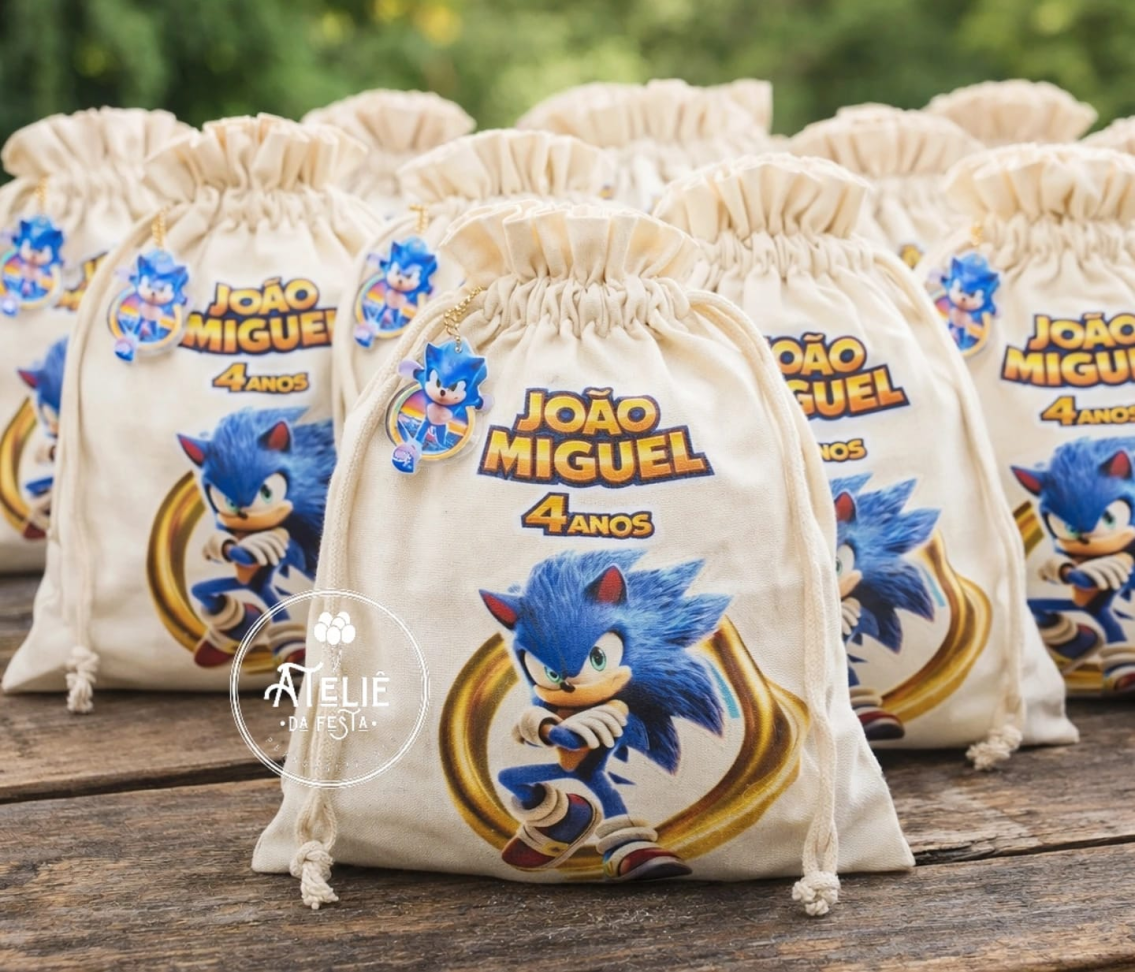 ★Sacolinha algodão cru - tam: 25x26 - #2