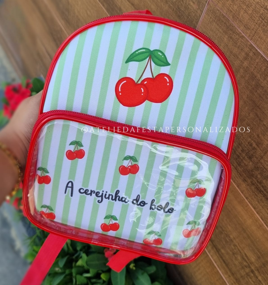 ★Mochila Cristal com bolso Tamanho (M) - #4