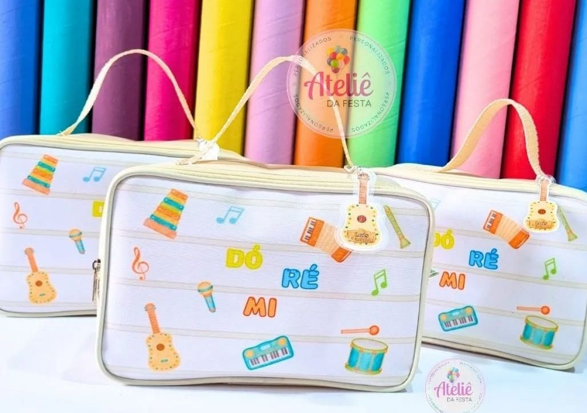 ★Bolsa de mão estilo maletinha - Tamanho 15X21 - #8