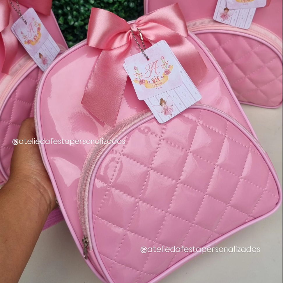 Mochila Verniz Luxo - Tam 24x27x10 (Laço de cetim incluso) - #9