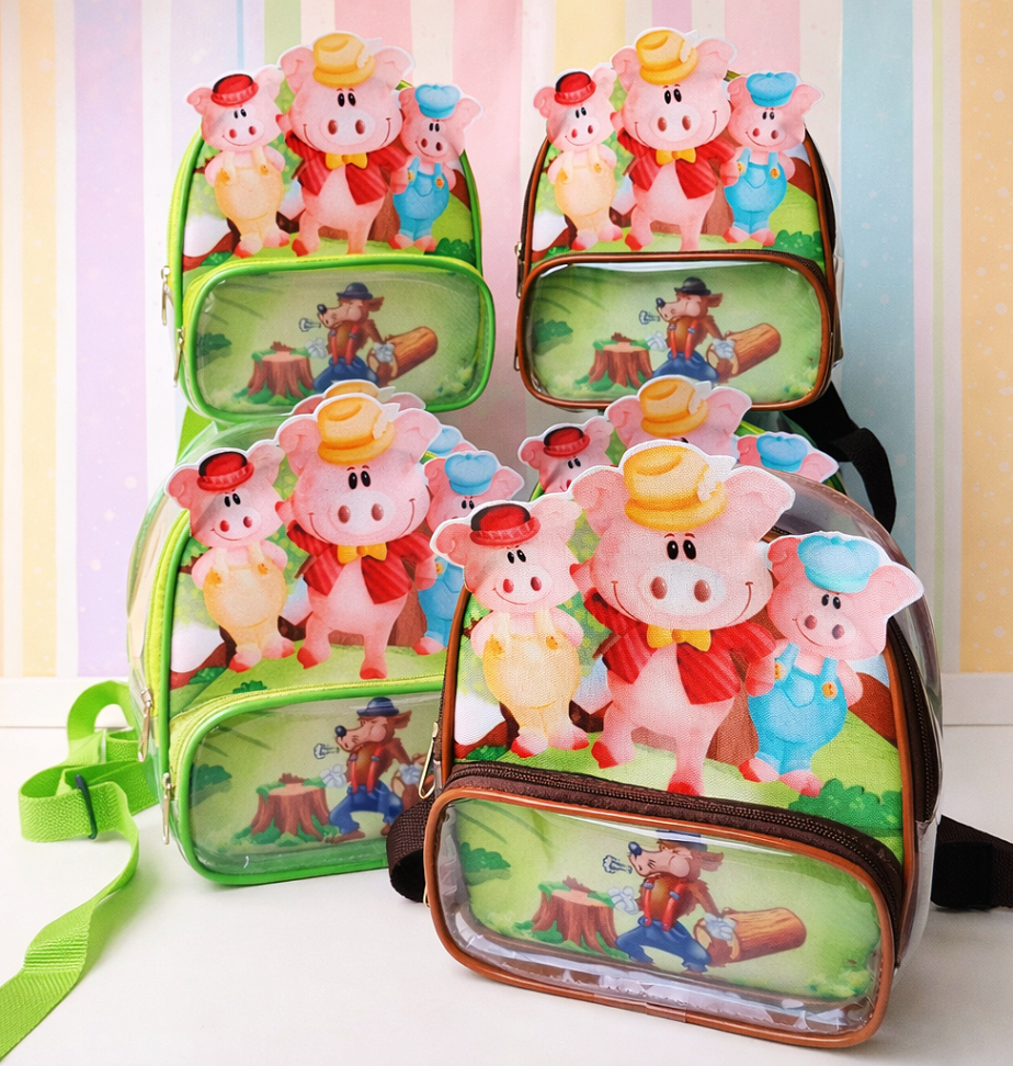 ★ Mochila 3D - Plástico Cristal / Fosco -Tamanho (P) - #5