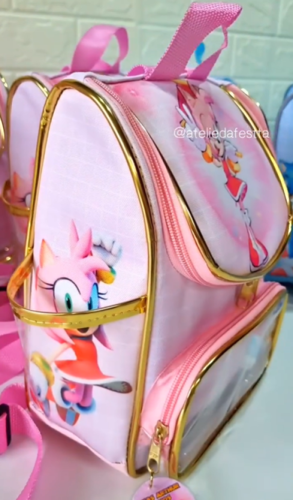 ★Mochila com dourado - Tamanho Padrão (M) - #3