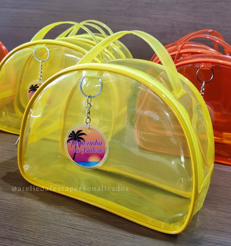 ★Bolsa meia lua neon - Tamanho: (17x22) - #6