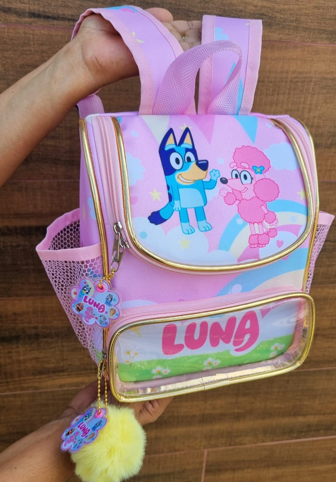 ★Mochila com dourado - Tamanho Padrão (M) - #2