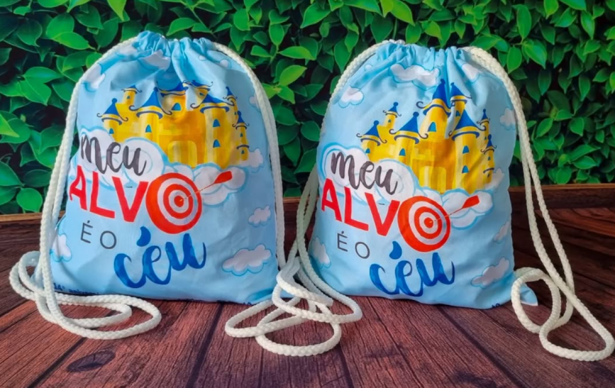 ★Sacolinha de cordão- Tamanho 30x25 - #6