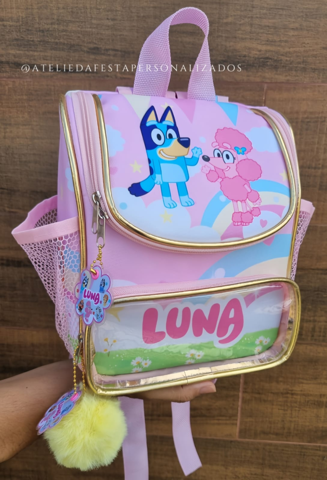 ★Mochila com dourado - Tamanho Padrão (M) - #3