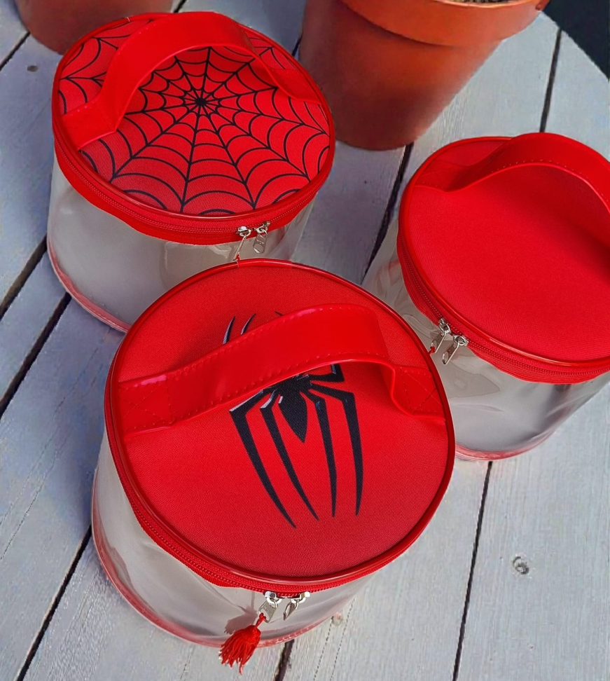 ★ Bolsa cilindro + chaveiro de tessel (alça de verniz) Tamanho 20x15 - #2