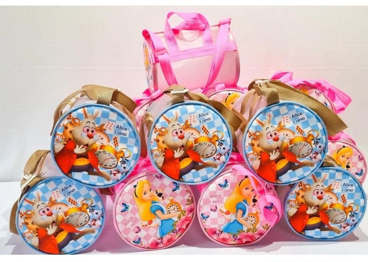 ★Bolsa Baú redonda- Tamanho:(18x18x18) - #1