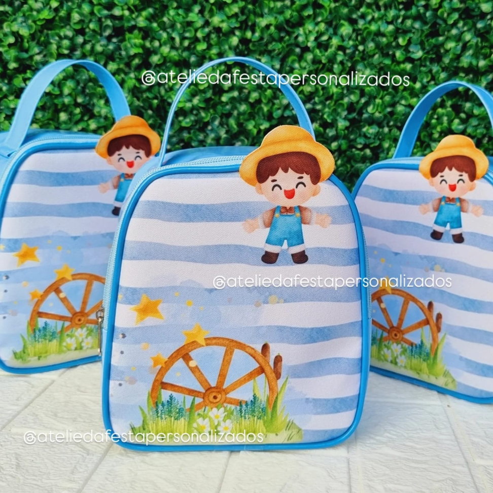 ★Bolsa de mão com aplicação 3D - Tamanho: (17x20x10) - #7