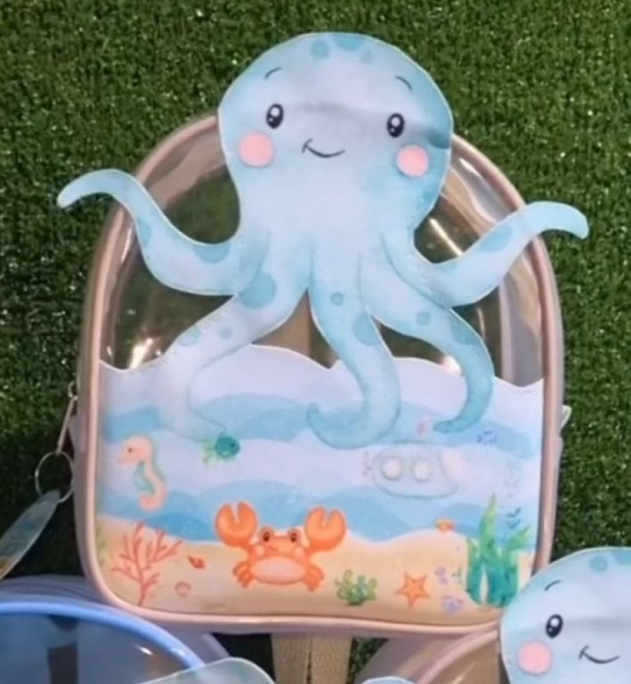 ★Mochila 3D -Plástico Cristal / Fosco - Tamanho (P) - #3