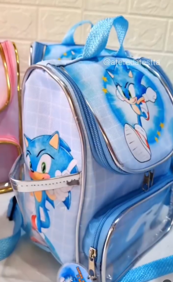 ★Mochila com dourado - Tamanho Padrão (M) - #2