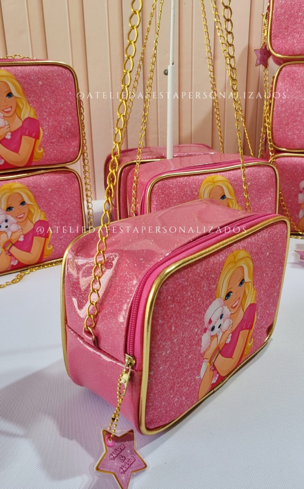 ★Bolsa LUXO BARBIE / MATERIAL GLITTER (Tam: 16x22) - #2