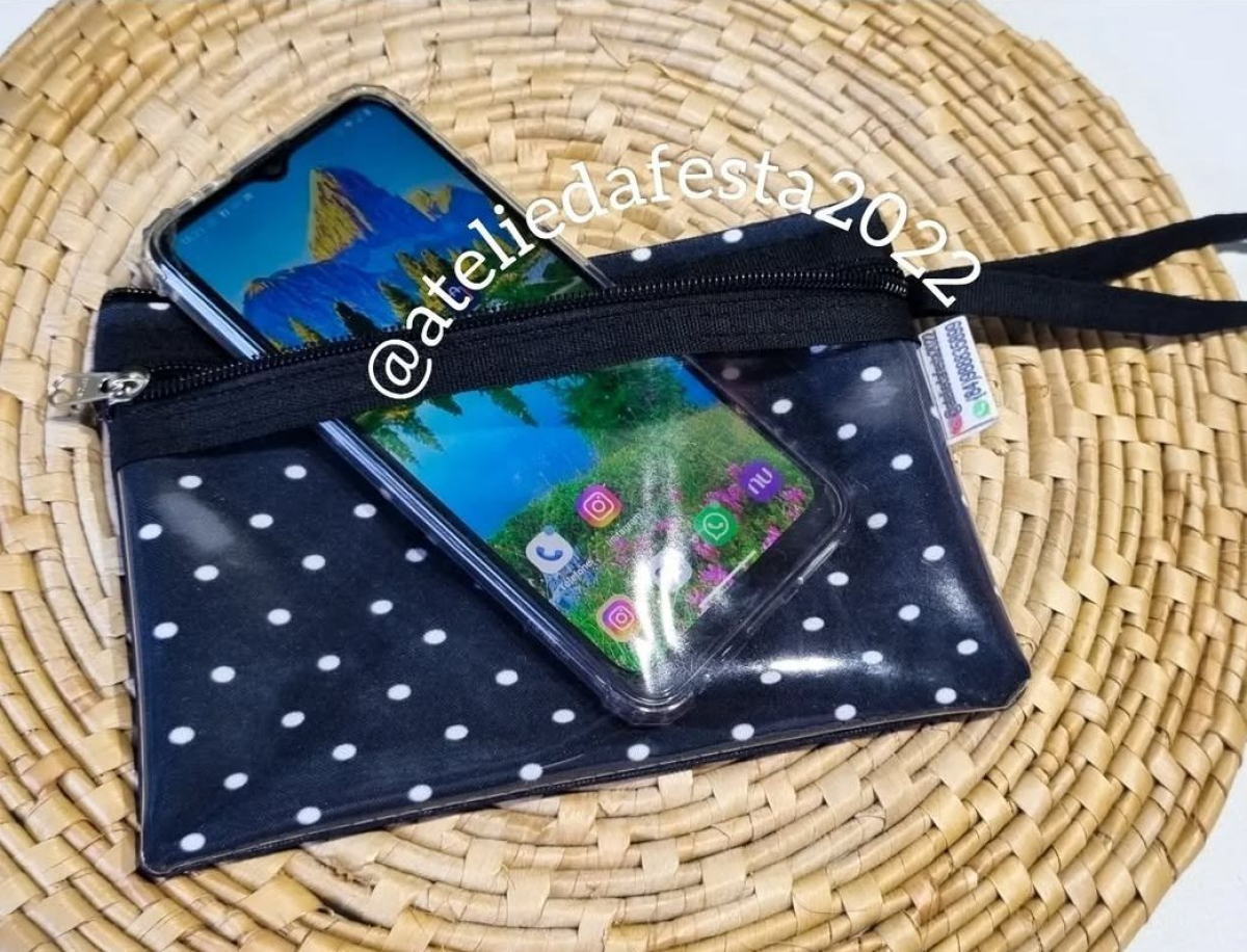 ★ Porta Celular Necessaire -Tamanho 15x20 - #1