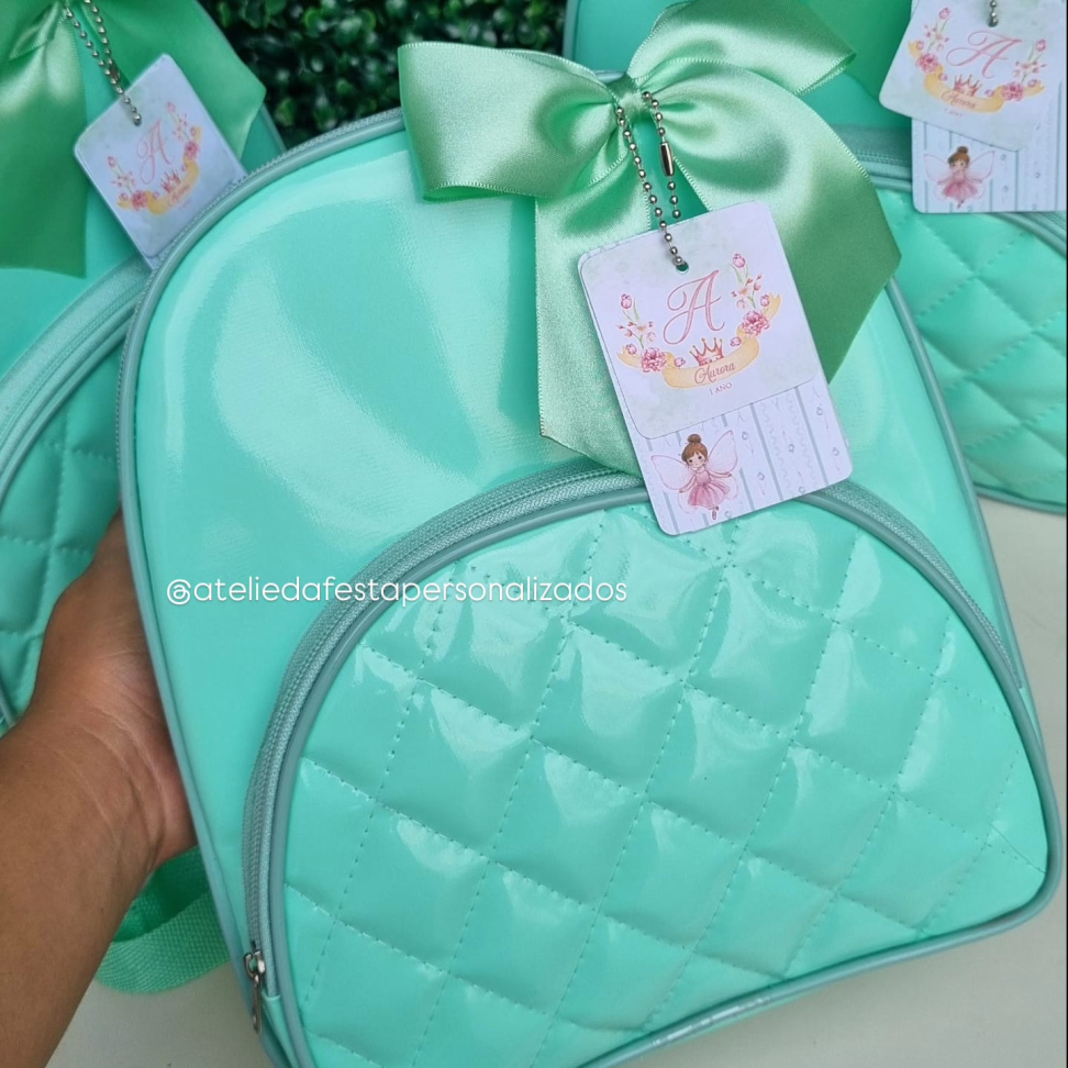 Mochila Verniz Luxo - Tam 24x27x10 (Laço de cetim incluso) - #10