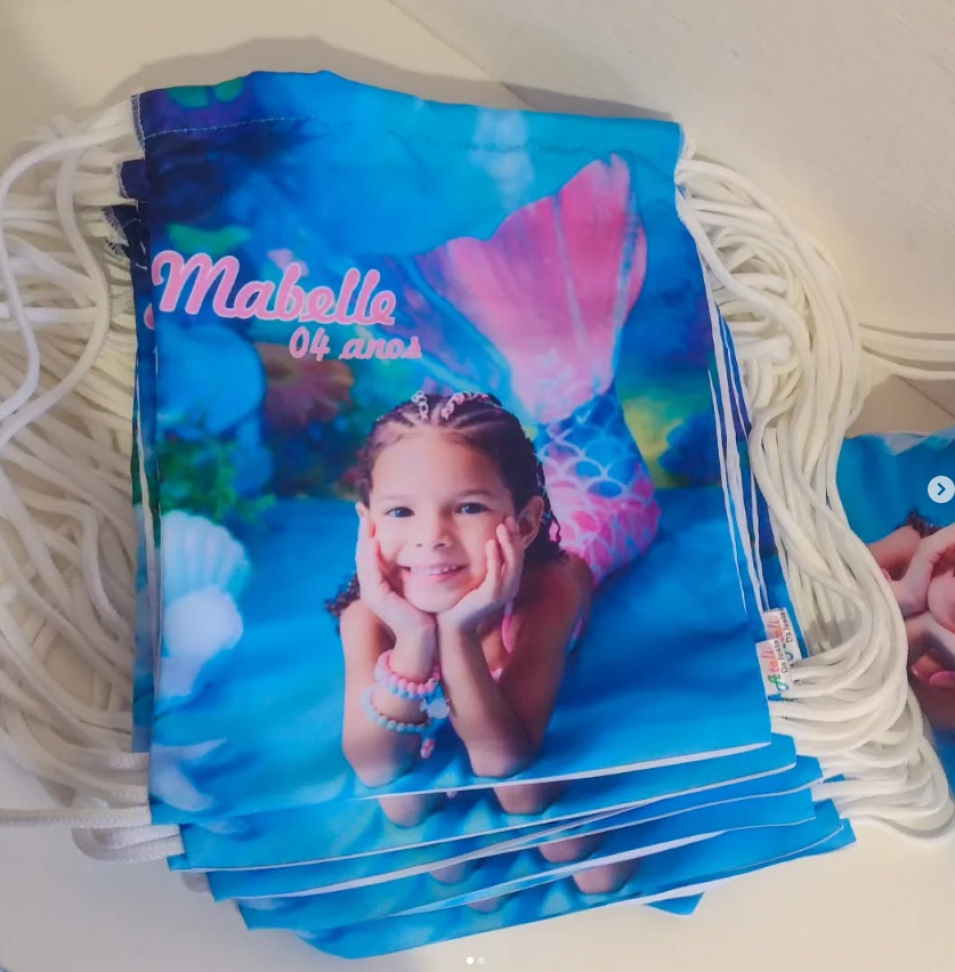 ★Sacolinha de cordão- Tamanho 30x25 - #9