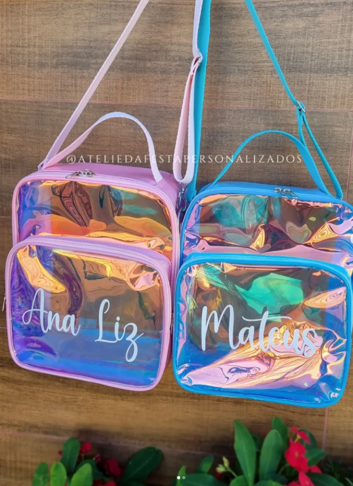 ★Bolsa luxo com holografico - Tamanho 26x23 - #2