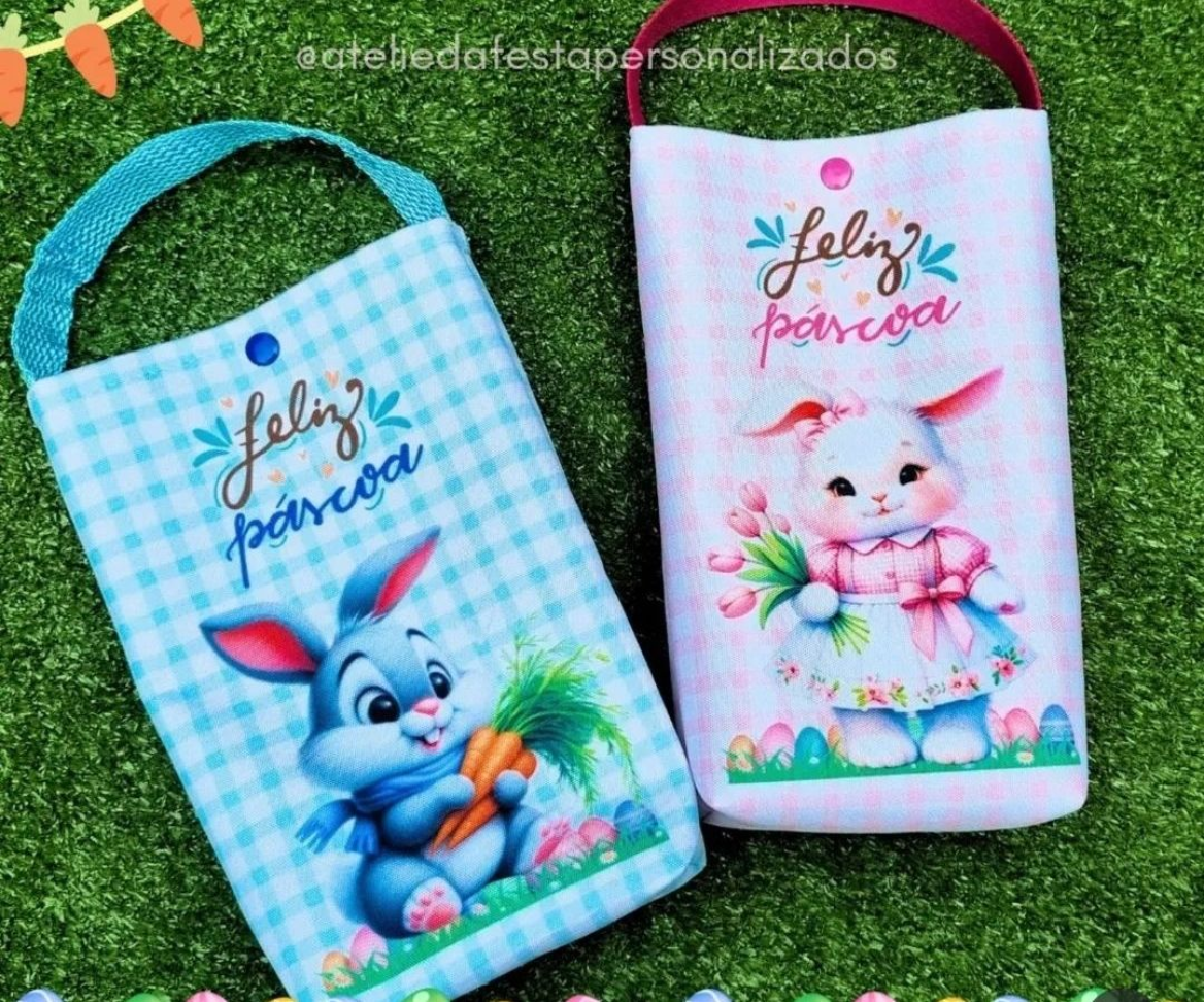 ★Sacola páscoa - tamanho 25x13 - #1