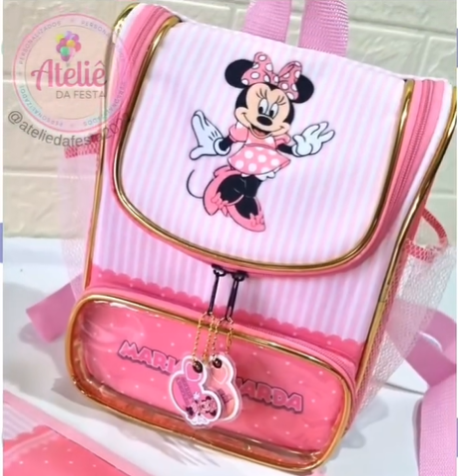 ★Mochila com dourado - Tamanho Padrão (M) - #6