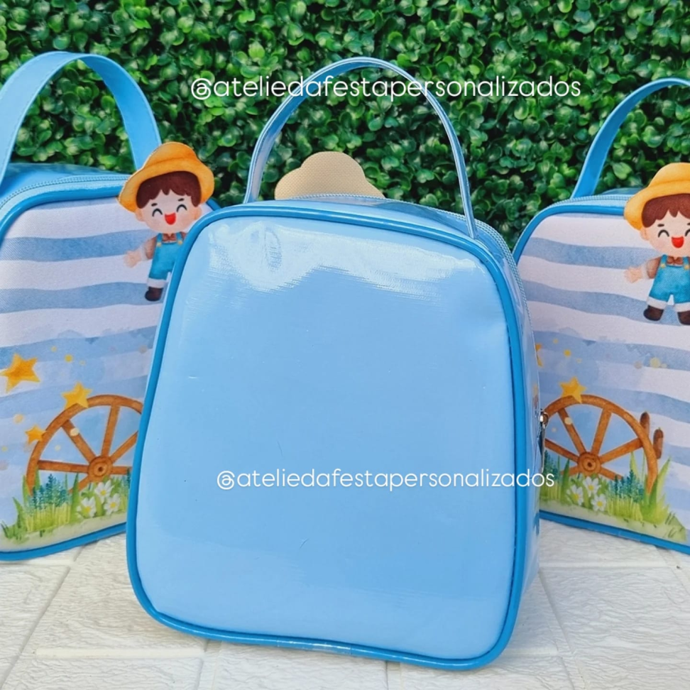 ★Bolsa de mão com aplicação 3D - Tamanho: (17x20x10) - #4