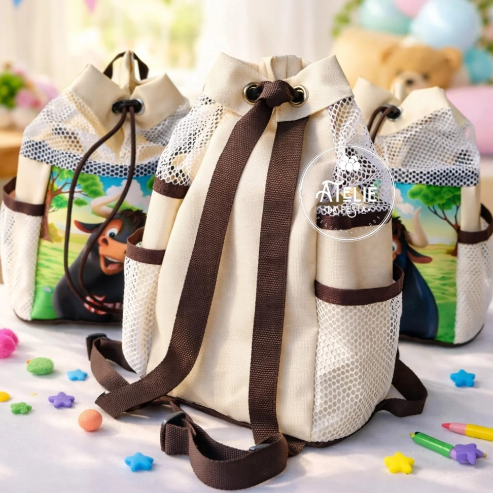 ★Mochila saco com telinha - Tamanho 20x20x33 - #7