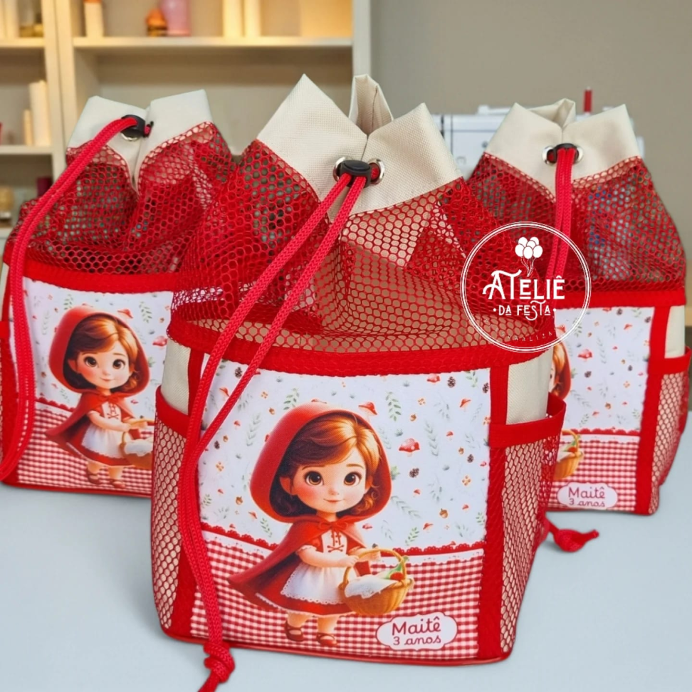 ★Mochila saco com telinha - Tamanho 20x20x33 - #8