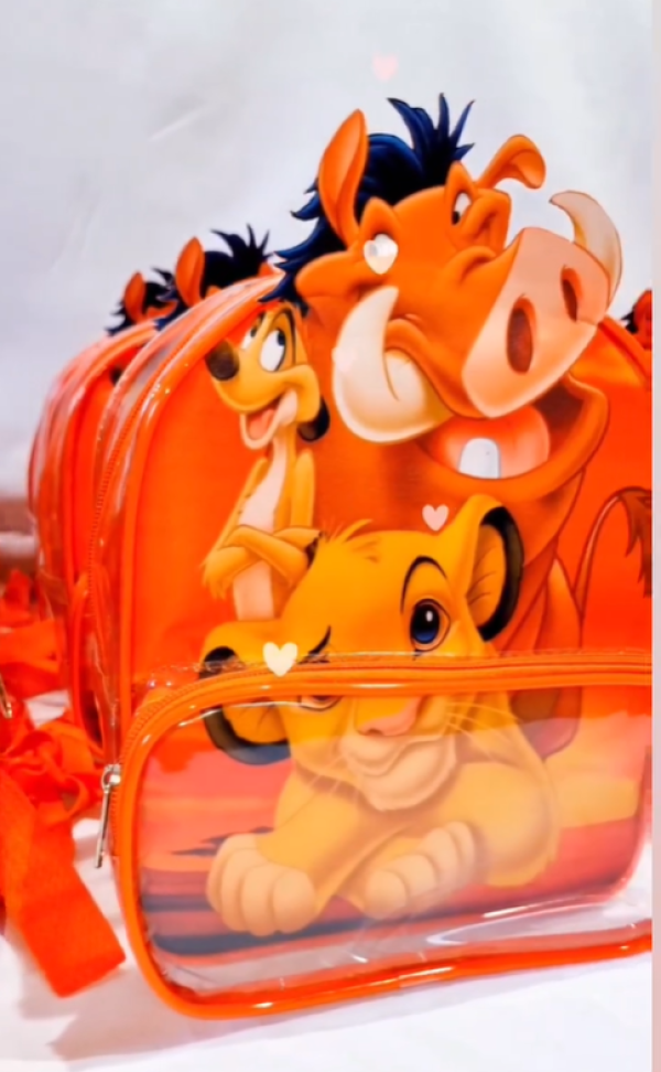 ★ Mochila 3D - Plástico Cristal / Fosco -Tamanho (M) - #3