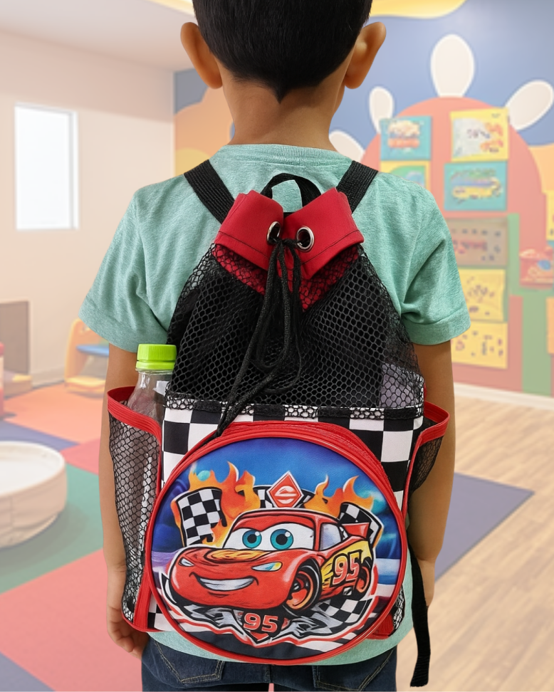 ★Mochila saco com telinha + bolso frontal - Tamanho 20x20x33 - #4