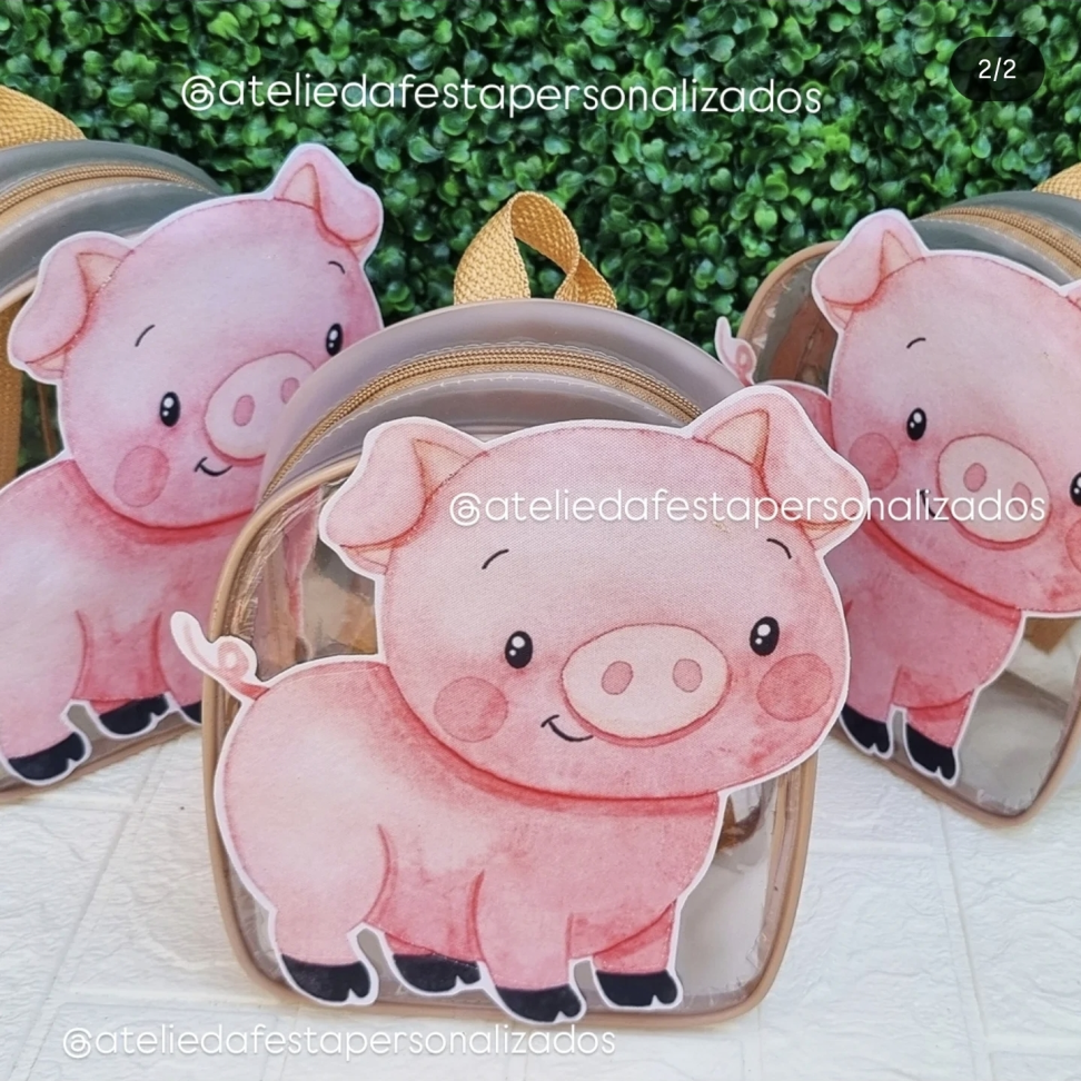 ★ Mochila 3D - Plástico Cristal / Fosco -Tamanho (M) - #7