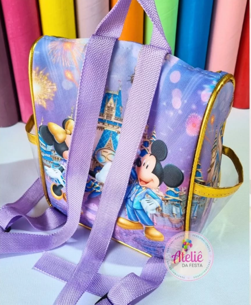 ★Mochila com dourado - Tamanho Padrão (M) - #4