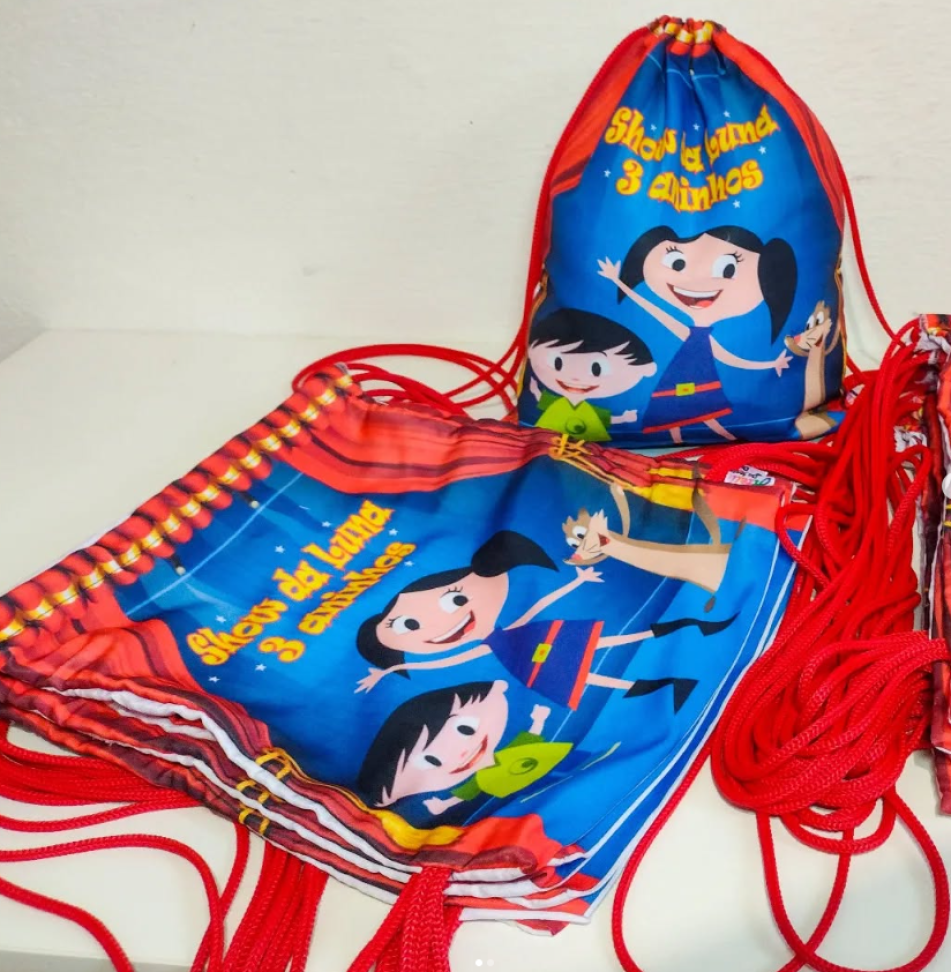 ★Sacolinha de cordão- Tamanho 30x25 - #8