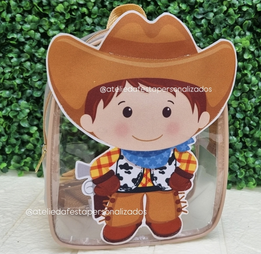 ★ Mochila 3D - Plástico Cristal / Fosco -Tamanho (M) - #5