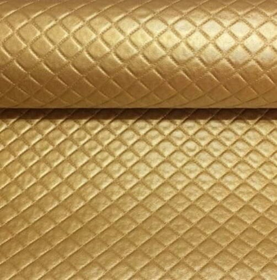 ★Bolsa de Metalace com friso dourado- Tamanho: (15x22) - #1