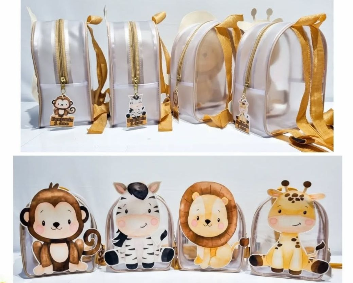 ★ Mochila 3D - Plástico Cristal / Fosco -Tamanho (M) - #2