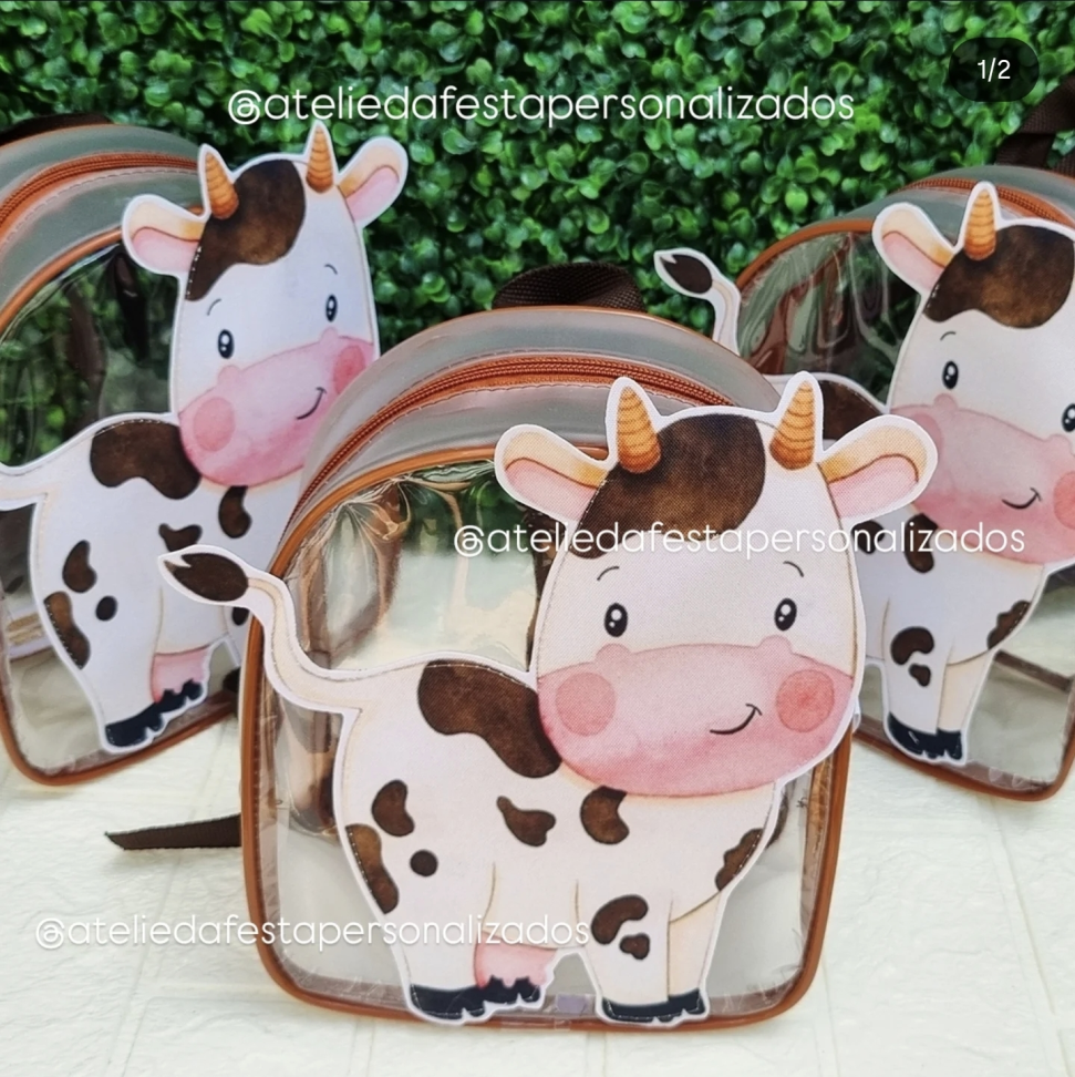 ★ Mochila 3D - Plástico Cristal / Fosco -Tamanho (M) - #8