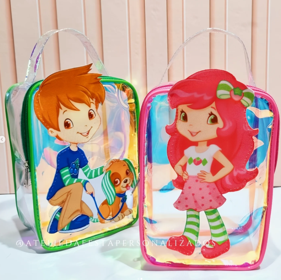 ★Bolsa de mão Luxo com tema aplicado 3D  - Tamanho 21x15x9 - #3