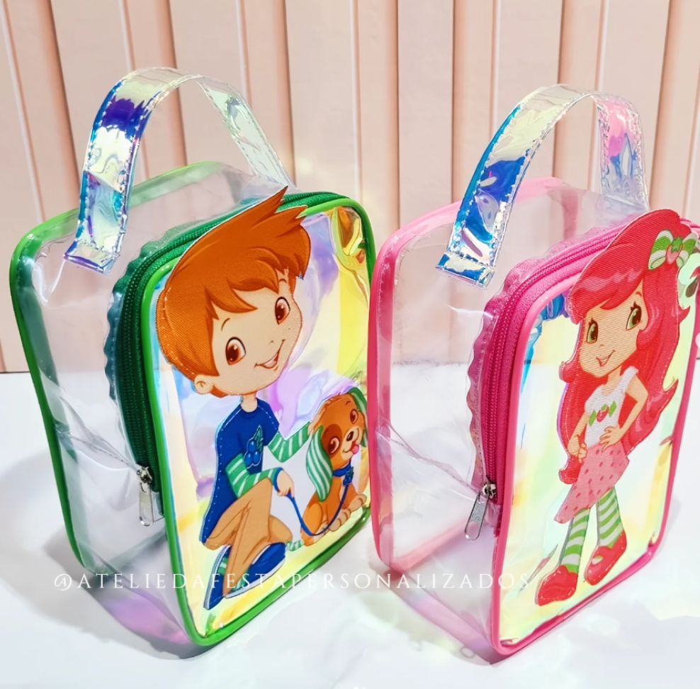 ★Bolsa de mão Luxo com tema aplicado 3D  - Tamanho 21x15x9 - #2