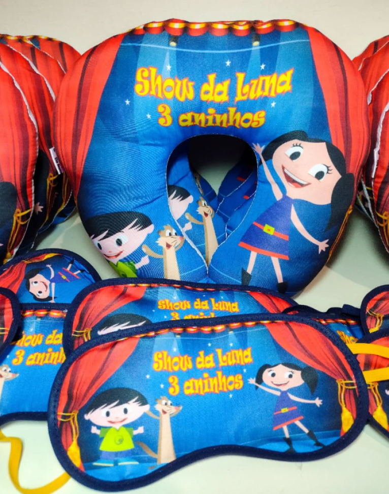 ★Kit soninho infantil - tamanho almofada 30x30 tapa olho 8x18 - #4