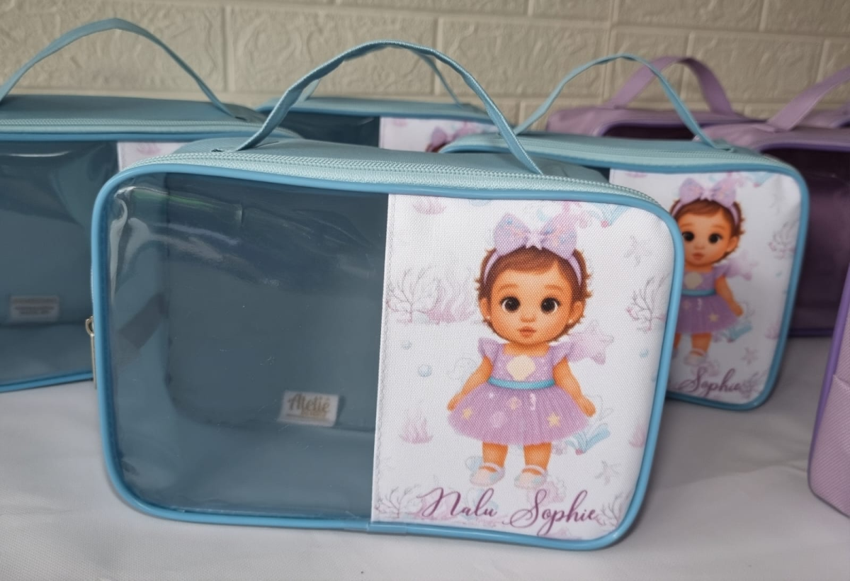 ★Bolsa de mão com visor cristal -Tamanho 22x15 - #4