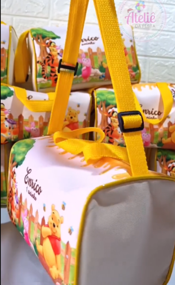 ★Bolsa Baú - Tamanho:(16X16X23) personalizada só as laterais maiores - #3