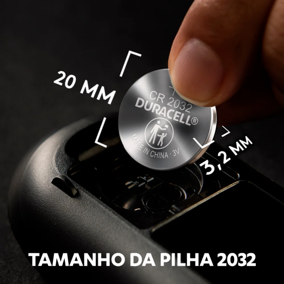 Bateria Moeda 3 V CR2032 - Duracel