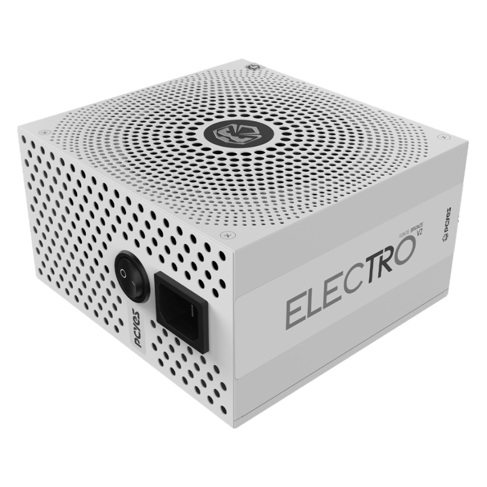 Fonte Gamer Electro V2 550W White Ghost 80 Plus Bronze - Pcyes
