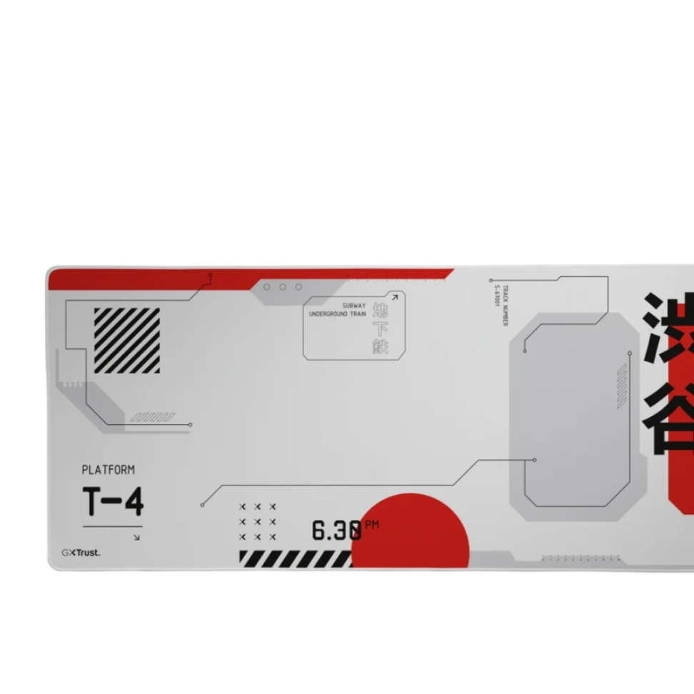 Mousepad XXL Gaming Trust Subway Cinza - 25717 GXT 759