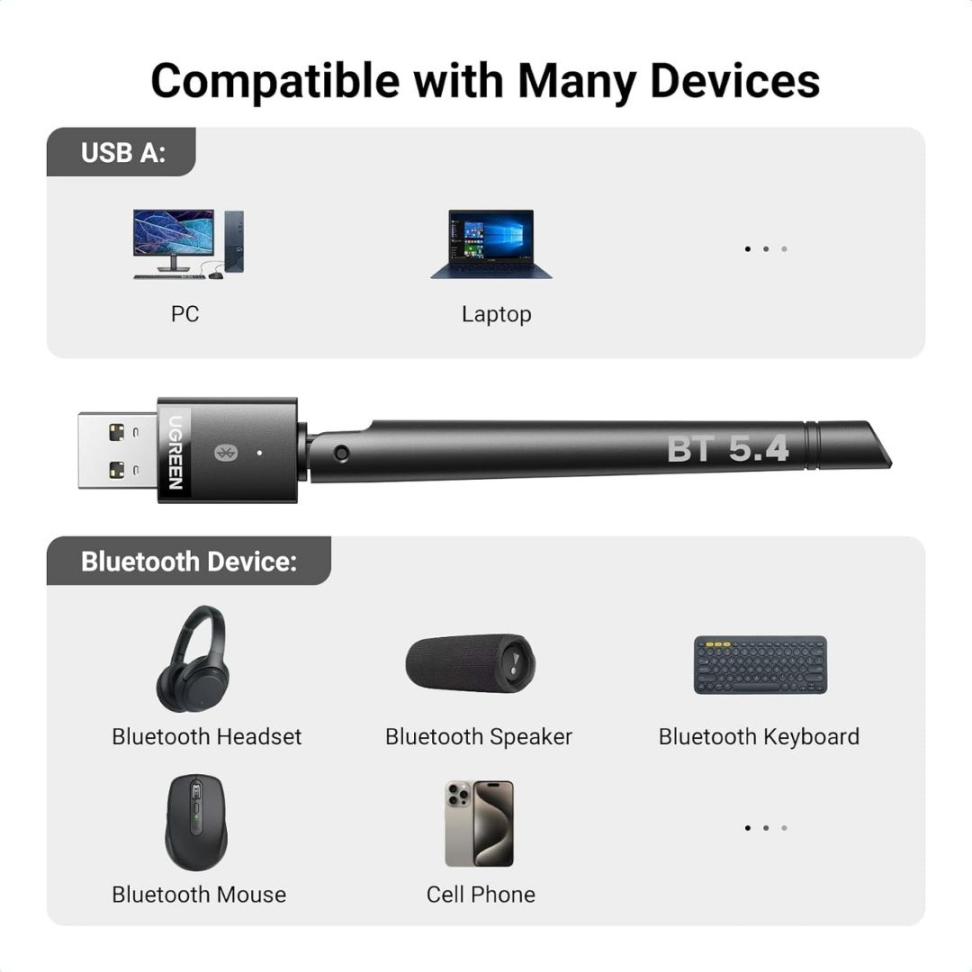 Adaptador Bluetooth Ugreen Com Antena - #2